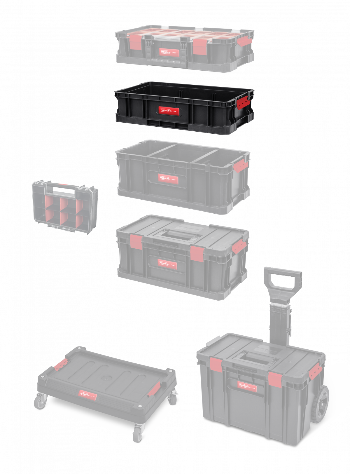 MN-03-173 Multi Storage System, open box 14.3 l, 5 adjustable compartments