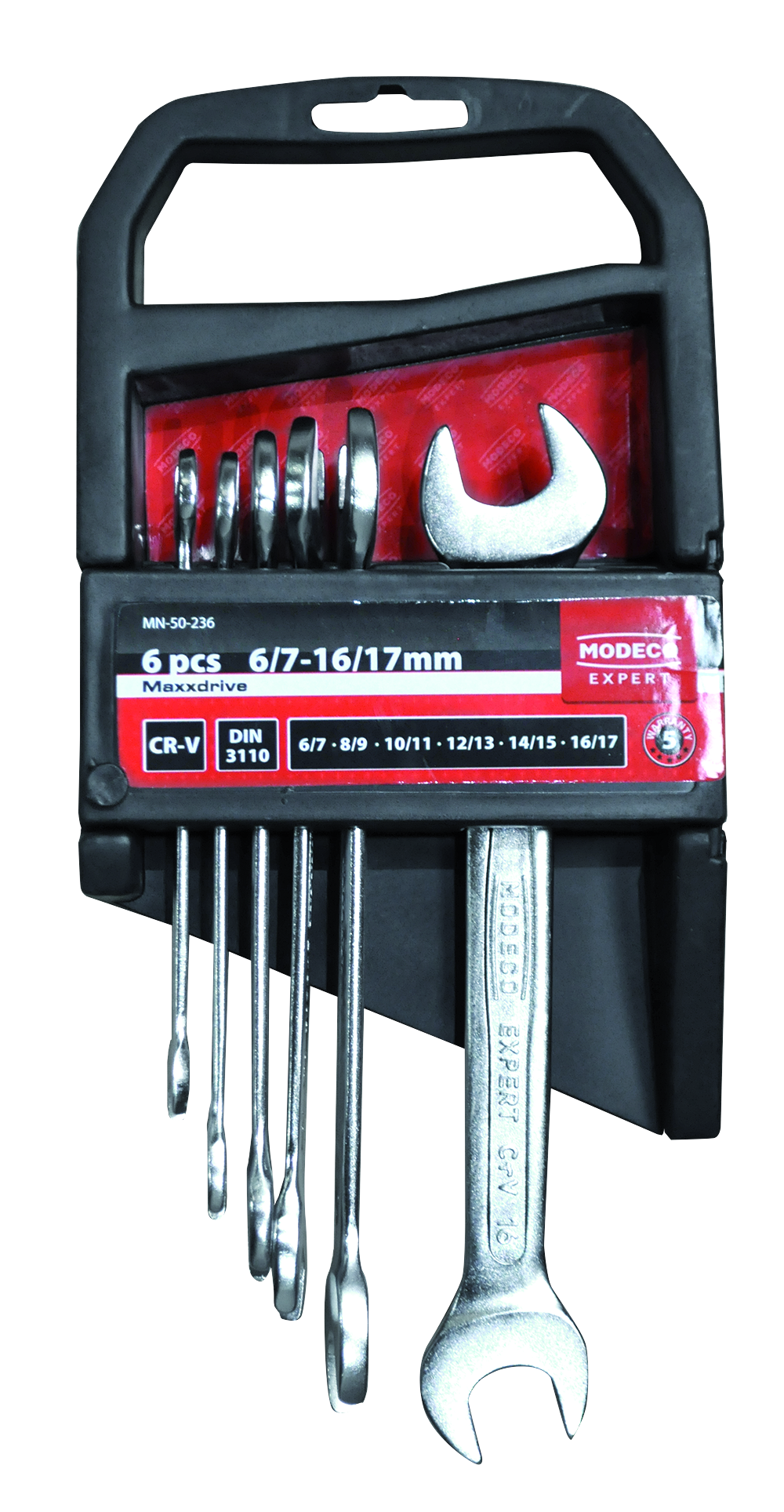 MN-50-236 Open-end wrench set 6 pcs