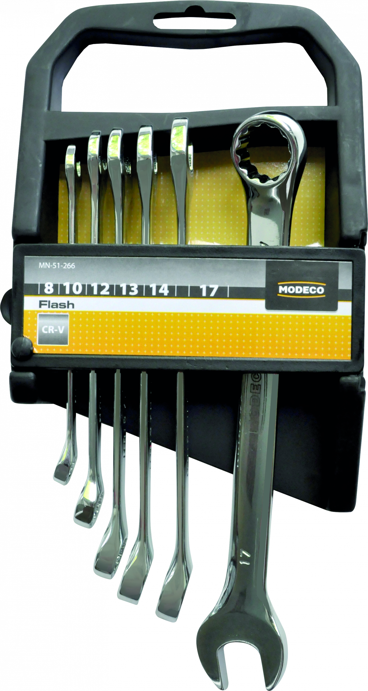 MN-51-266 Open-end box wrench set 6 pcs flash