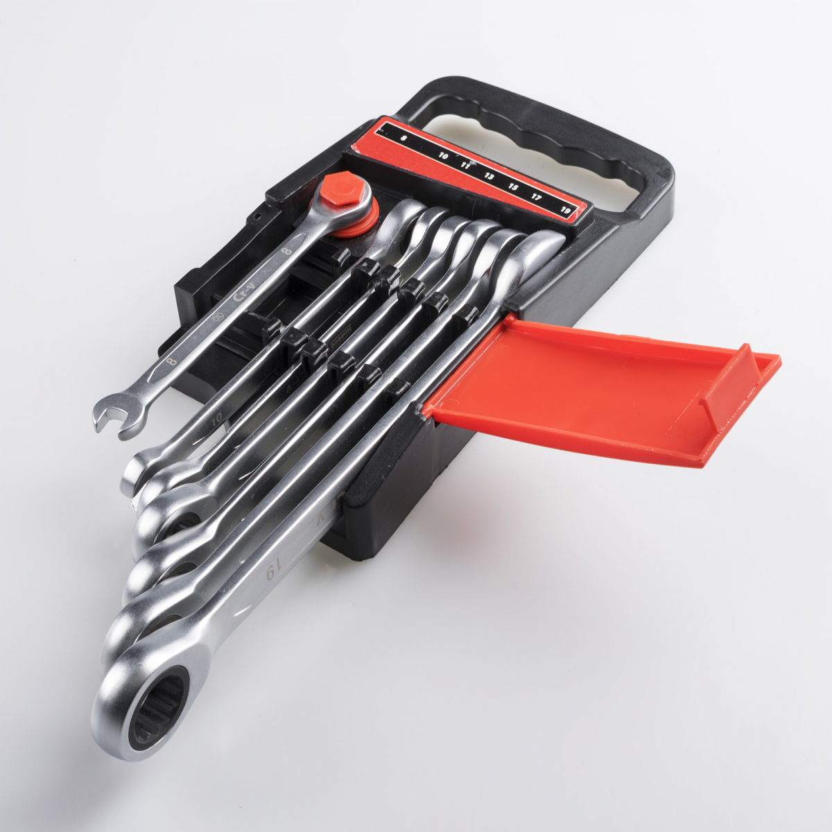 MN-59-6 Set of 7 ratchet combination wrenches