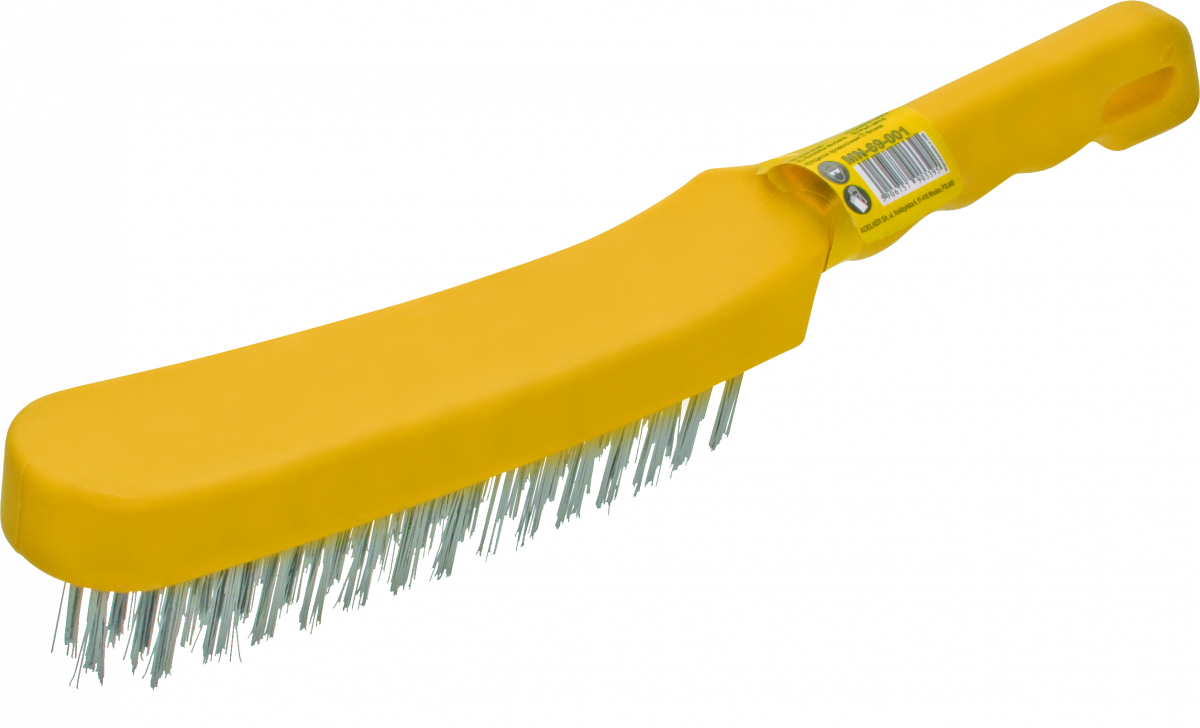 MN-69-001 Wire brush with plastic handle