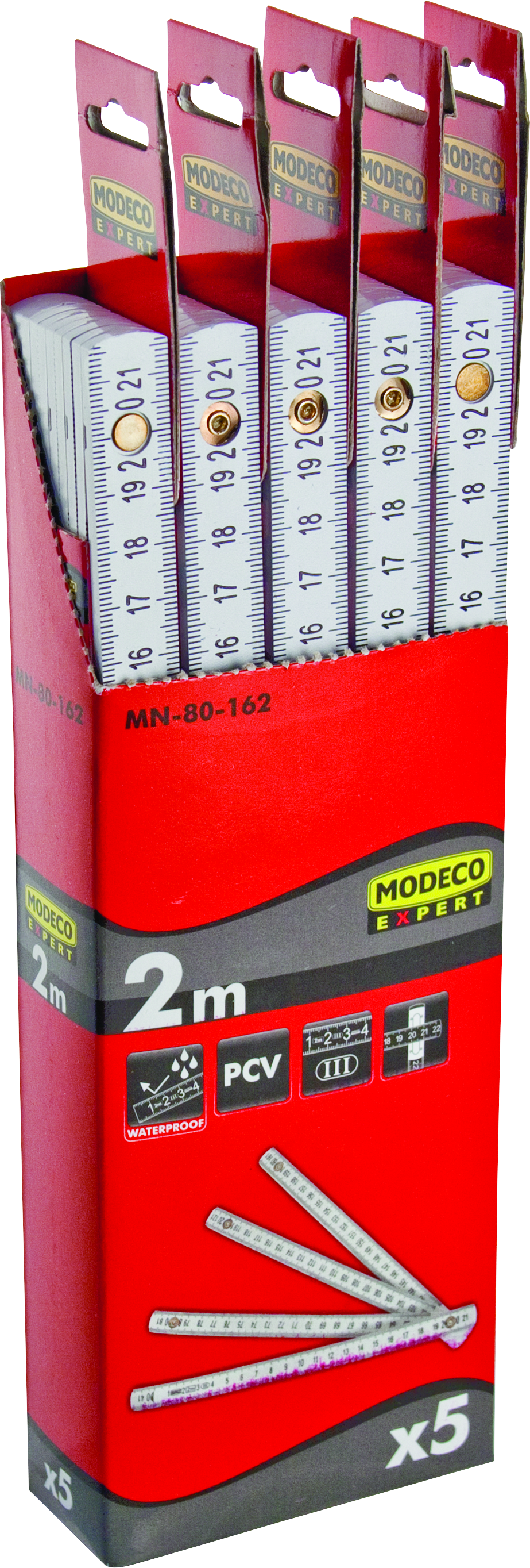 MN-80-162 Składana miara z PVC