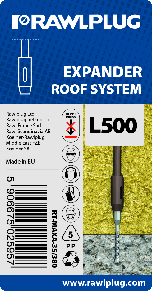 RT-ADAP Expanders SDS plus Roof System