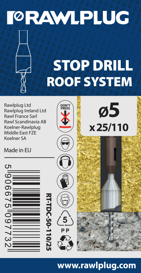RT-TDC Drill bits Roof System with collar